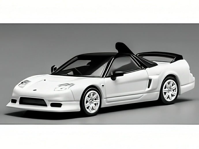 【予約】2026年発売予定HONDA NSX-R NA2 GT クーペ 1992 ホワイト/ MOTORHELIX 1/64 ミニカー
