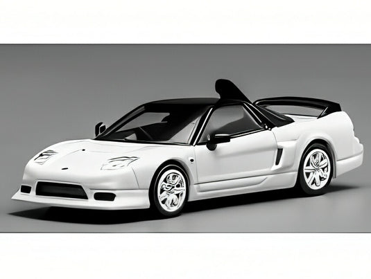 【予約】2026年発売予定HONDA NSX-R NA2 GT クーペ 1992 ホワイト/ MOTORHELIX 1/64 ミニカー
