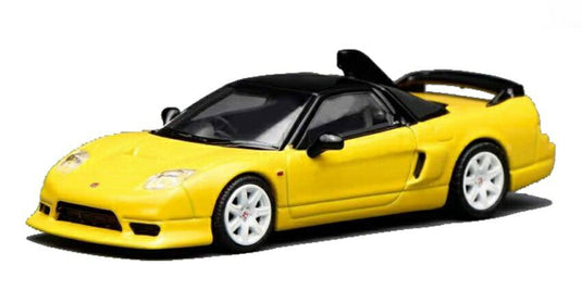 【予約】8-10月以降発売予定HONDA NSX R (NA2) GT クーペ 1992 イエロー ブラック / MOTORHELIX 1/64 ミニカー