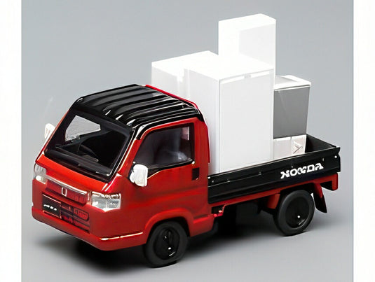 【予約】2026年発売予定HONDA アクティトラック TOWN 1985 レッド ブラック/ MOTORHELIX 1/64 ミニカー