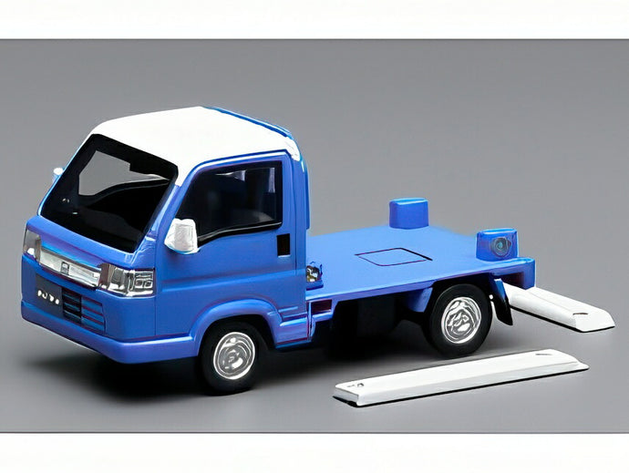 【予約】2026年発売予定HONDA アクティトラック TOWN 1985 ホワイト ブルー/ MOTORHELIX 1/64 ミニカー