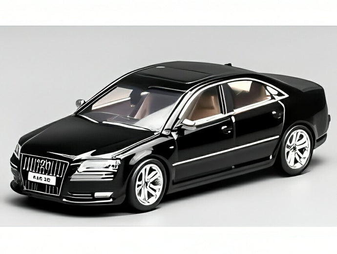 【予約】2026年発売予定AUDI A8 L W12 クワトロ 2008 ブラック/ MOTORHELIX 1/64 ミニカー