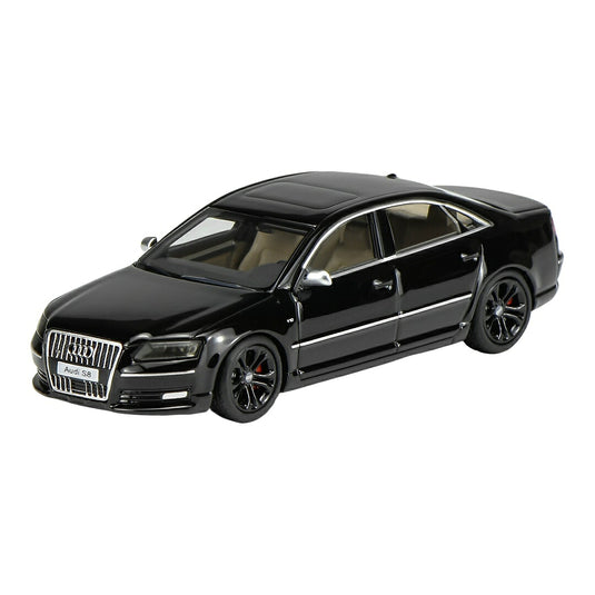 【予約】2026年発売予定 Audiアウディ S8 2008 ブラック / MOTORHELIX 1/64 ミニカー
