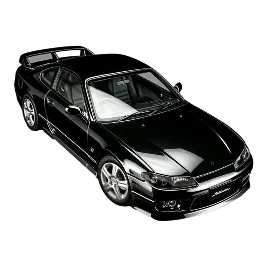 【予約】2027年発売予定 Nissan日産 Silviaシルビア S15 クーペ Spec-R Aero 1999 ブラック 399台限定 / MOTORHELIX 1/18 ミニカー