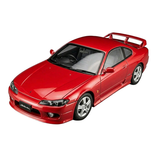 【予約】2027年発売予定 Nissan日産 Silviaシルビア S15 クーペ Spec-R Aero 1999 レッド 399台限定 / MOTORHELIX 1/18 ミニカー