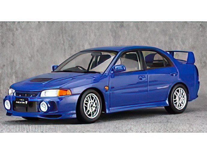 【予約】2025年発売予定MITSUBISHI  LANCER EVO IV WITH ENGINE AND ACCESSORIES 1999  ICELLE BLUE/MOTORHELIX 1/18ミニカー