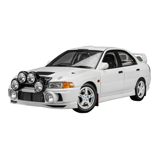 【予約】2026年発売予定 Mitsubishi三菱 Lancerランサー Evo IV GSR ベースラリー 1999 マディホワイト 499台限定 / MOTORHELIX 1/18 ミニカー