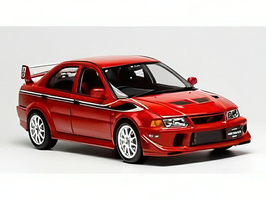 【予約】2026年発売予定MITSUBISHI ランサーエボリューションVI GSR T.M.E. 2000 レッド/ MOTORHELIX 1/18 1299台限定ミニカー