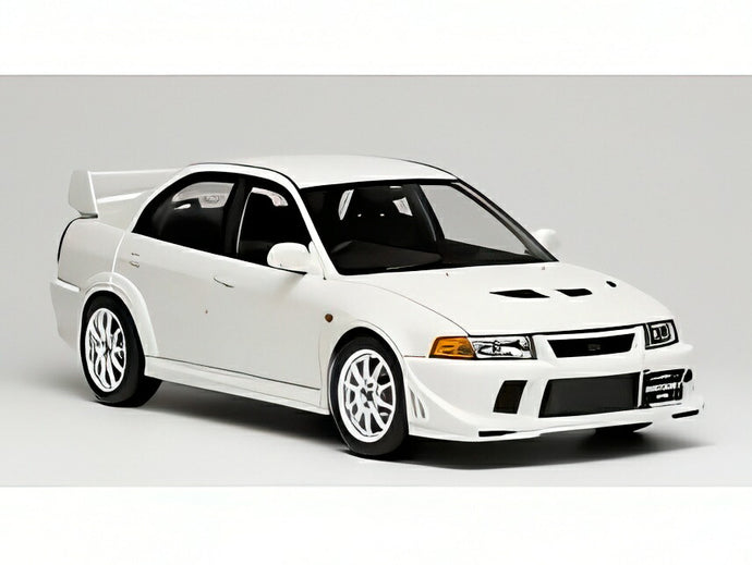 【予約】2026年発売予定MITSUBISHI ランサーエボリューションVI GSR T.M.E. 2000 ホワイト/ MOTORHELIX 1/18 699台限定ミニカー