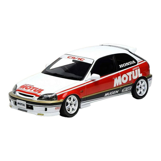 【予約】2026年発売予定 HONDAホンダ CIVICシビック EK9 TYPER 1999 MOTUL RACING ホワイトレッド 399台限定 / MOTORHELIX 1/18 ミニカー