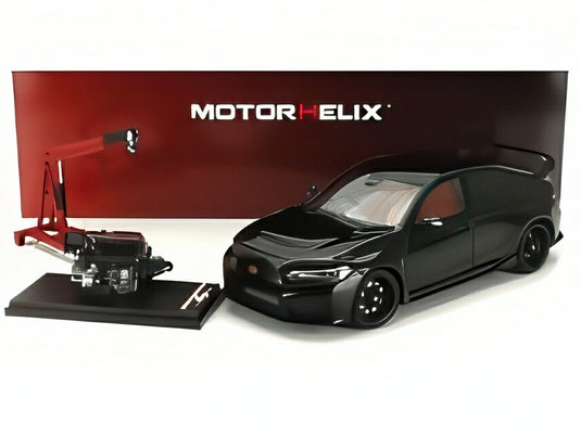 HONDA シビック タイプR (FL5) エンジンとアクセサリー付き 2020 ブラックパール/ MOTORHELIX 1/18 ミニカー