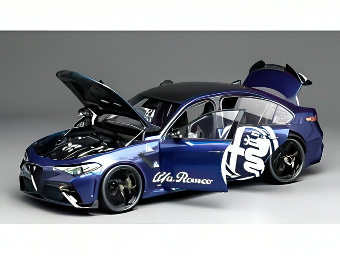 【予約】2026年発売予定ALFA ROMEO ジュリア GTA 2021 ミザーノブルー/ MOTORHELIX 1/18 499台限定ミニカー