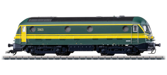 HOゲージ 鉄道模型 M?rklin メルクリン SNCB Series 59 ディーゼル機関車 Era IV Sound付 AC電源 DCCデコーダー