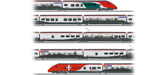 HOゲージ 鉄道模型 Marklin メルクリン SBB RABe 501 Giruno high-speed train Era VI AC mfx+