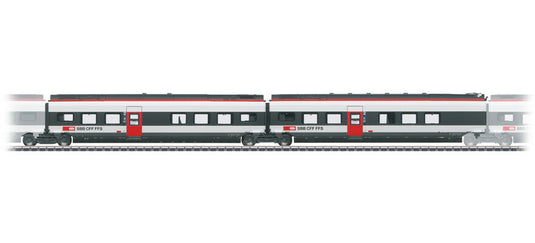 HOゲージ 客車 Marklin/メルクリン RABe 501 Giruno 2-piece supplementary car set Era VI AC