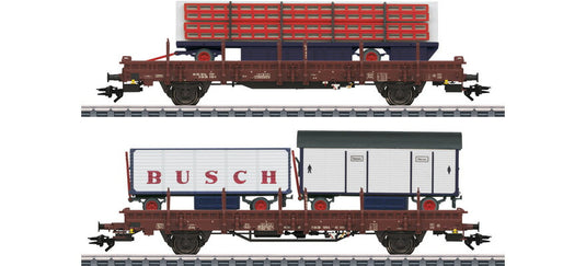 HOゲージ 鉄道模型 Marklin/メルクリン DR/GDR Circus Busch 貨車セット Era IV AC