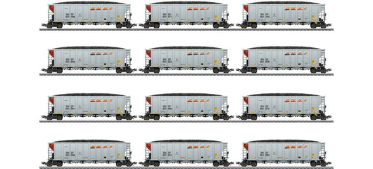 HOゲージ 鉄道模型 Marklin メルクリン Twelve BNSF coal transport wagons Era VI AC