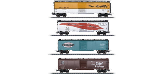 HOゲージ 鉄道模型 Marklin メルクリン US freight car set Tin Plate Era III AC