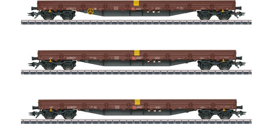 HOゲージ 鉄道模型 Marklin/メルクリン DB AG Res-xタイプ 低床貨車セット Era VI AC