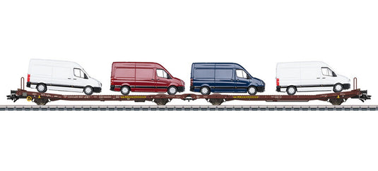 HOゲージ 貨車 Maerklin メルクリン TWA 平台貨車セット Laads 800B Era VI Flat car set type Laads 800B AC