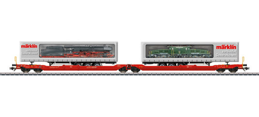 HOゲージ 貨車 メルクリン Maerklin DB AG Articulated pocket wagon Era VI AC