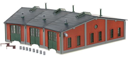 HOゲージ 鉄道模型 ストラクチャー Maerklin メルクリン 機関庫 組み立てキット Locomotive shed kit