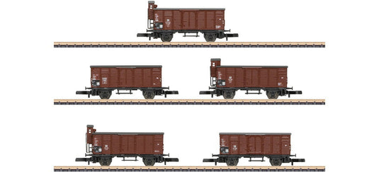 Zゲージ 鉄道模型 貨車 Maerklin メルクリン DB Freight car set G10 Epoch III DC