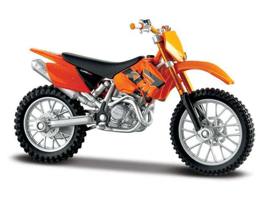 KTM 525SX オレンジ KTM 525SX オフロードバイク ミニカー / MAISTO 1/18 ミニカー