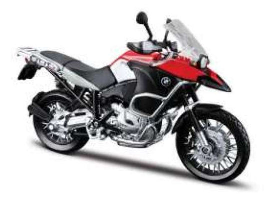 BMW R1200 GS レッド/シルバー BMW R1200GS バイク ミニカー ビーエム / MAISTO 1/12 ミニカー