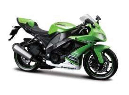 2010 カワサキ ZX-10R ニンジャ グリーン Kawasaki Ninja バイク / MAISTO 1/12 ミニカー