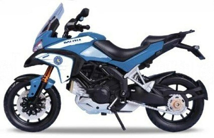【予約】DUCATI MULTISTRADA ポリツィア 2022 ライトブルー/ MAISTO 1/12 ミニカー