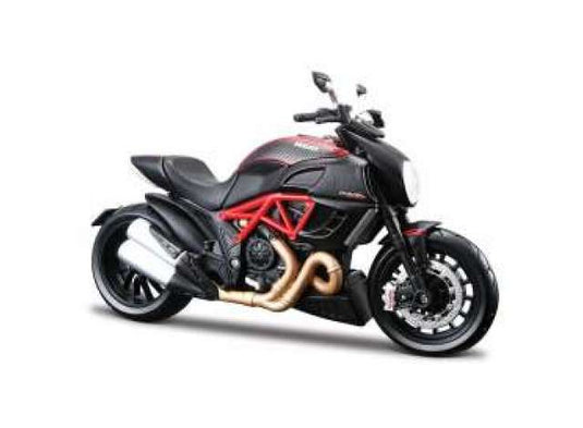 2011 ドゥカティ ディアベル カーボン レッド カーボン調 Ducati バイク / MAISTO 1/12 ミニカー