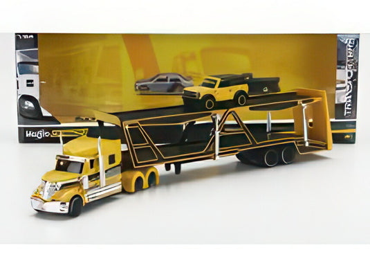 1993 マック アンセム & シボレー 454 SS 積載車セット ブラック 働く車 / MAISTO 1/64 ミニカー