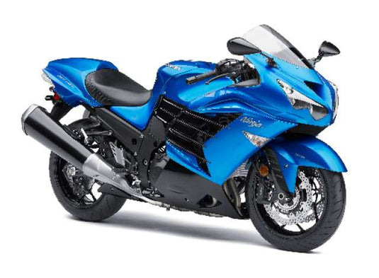 カワサキ ニンジャ ZX-14R ブルー Kawasaki Ninja バイク ミニカー / MAISTO 1/18 ミニカー