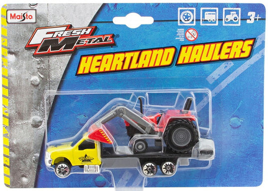 ロールバック レッカー車 トレーラー イエロー 働く車 牽引車 運搬 模型 / MAISTO 1/64 ミニカー 模型
