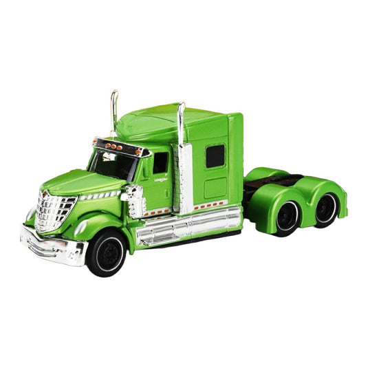 INTERNATIONALインターナショナル LONESTARローンスター TRACTOR TRUCKトラクタートラック 2010 3 ASSI グリーンメタリック / MAISTO 1/64 ミニカー