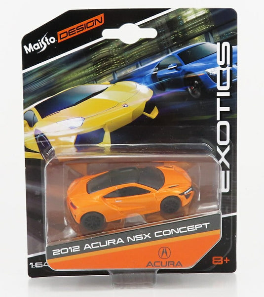 ACURAアキュラ NSX CONCEPTコンセプト 2012 オレンジメタリック / MAISTO 1/64 ミニカー