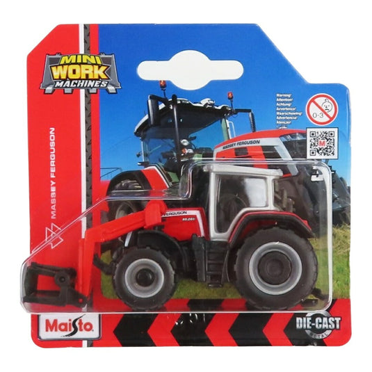 MASSEY FERGUSONマッセイファーガソン 8S.265 TRACTORトラクター 2020 レッドグレー / MAISTO 1/64 ミニカー