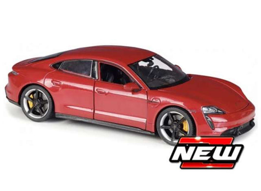 ポルシェ タイカン ターボ S レッド Porsche Taycan Turbo S ミニカー / MAISTO 1/64 ミニカー