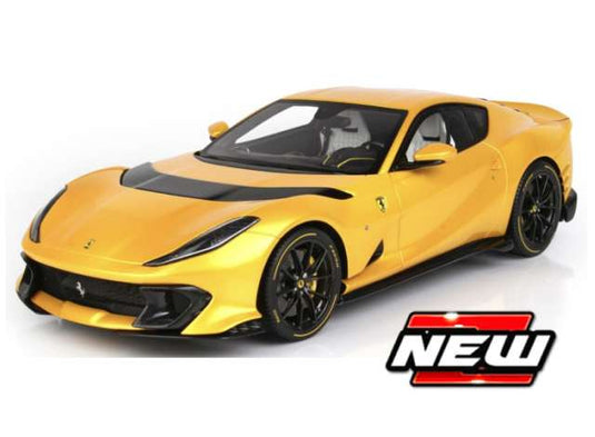 フェラーリ 812 コンペティツィオーネ イエロー Ferrari 812 ミニカー / MAISTO 1/64 ミニカー