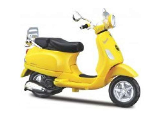 2014 ベスパ LXV イエロー Vespa LXV バイク ミニカー スクーター / MAISTO 1/18 ミニカー
