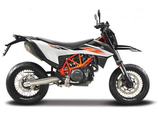 KTM 690 SMC R ブラック/ホワイト/オレンジ バイク ミニカー KTM / MAISTO 1/18 ミニカー