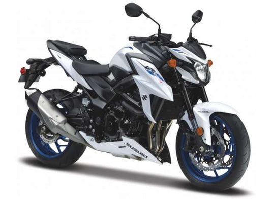 スズキ GSX-S750 ABA ホワイト/ブラック Suzuki GSX バイク ミニカー / MAISTO 1/18 ミニカー
