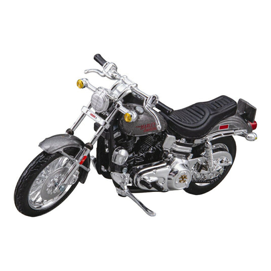 Harley-Davidson FXS Low Rider 1977 グレーメタリック ダイキャストモデル ミニカー /MAISTO 1/18