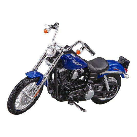 Harley-Davidson FXDBI Dyna Street Bob 2006 ブルーメタリック ダイキャストモデル ミニカー /MAISTO 1/18