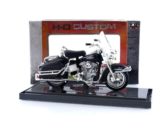ハーレーダビッドソン FLH エレクトラグライド 1966 ブラック / Maisto 1/18 ミニカー