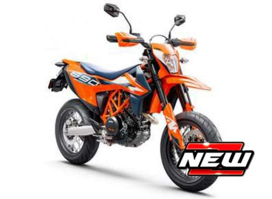 KTM 690 SMC R オレンジ/ブラック/ブルー/ホワイト バイク ミニカー / MAISTO 1/18 ミニカー