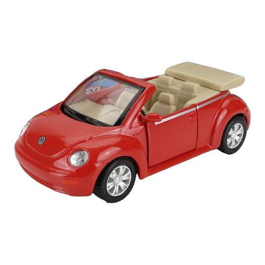 VOLKSWAGENフォルクスワーゲン NEW BEETLEニュービートル CABRIOLETカブリオレ 1998 REDレッド / MAISTO 1/42 ミニカー