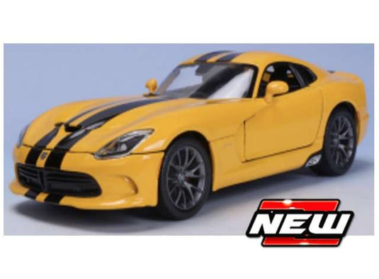 2013 ダッジ バイパー GST イエロー/ブラック Dodge Viper GST ミニカー / MAISTO 1/18 ミニカー