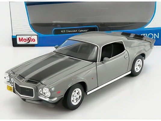 CHEVROLET CAMARO Z/28 COUPE 1971 GREY MET/MAISTO 1/18ミニカー